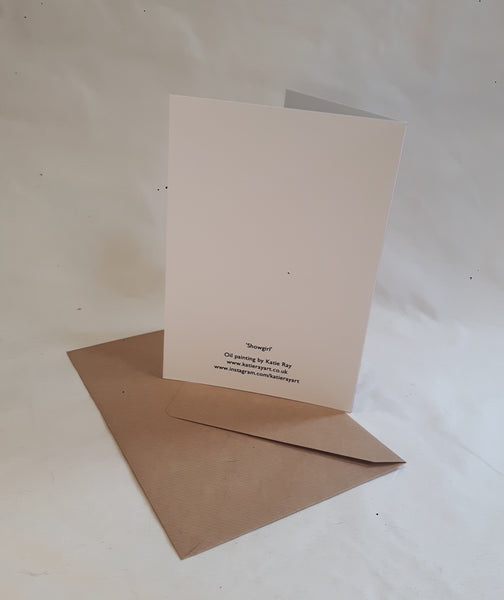 `Showgirl` Greetings Card
