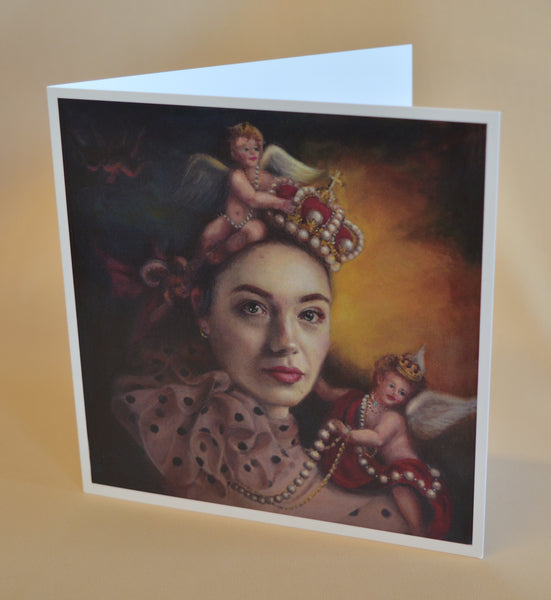 Crowns and Cherubs greeting cards by Katie Ray